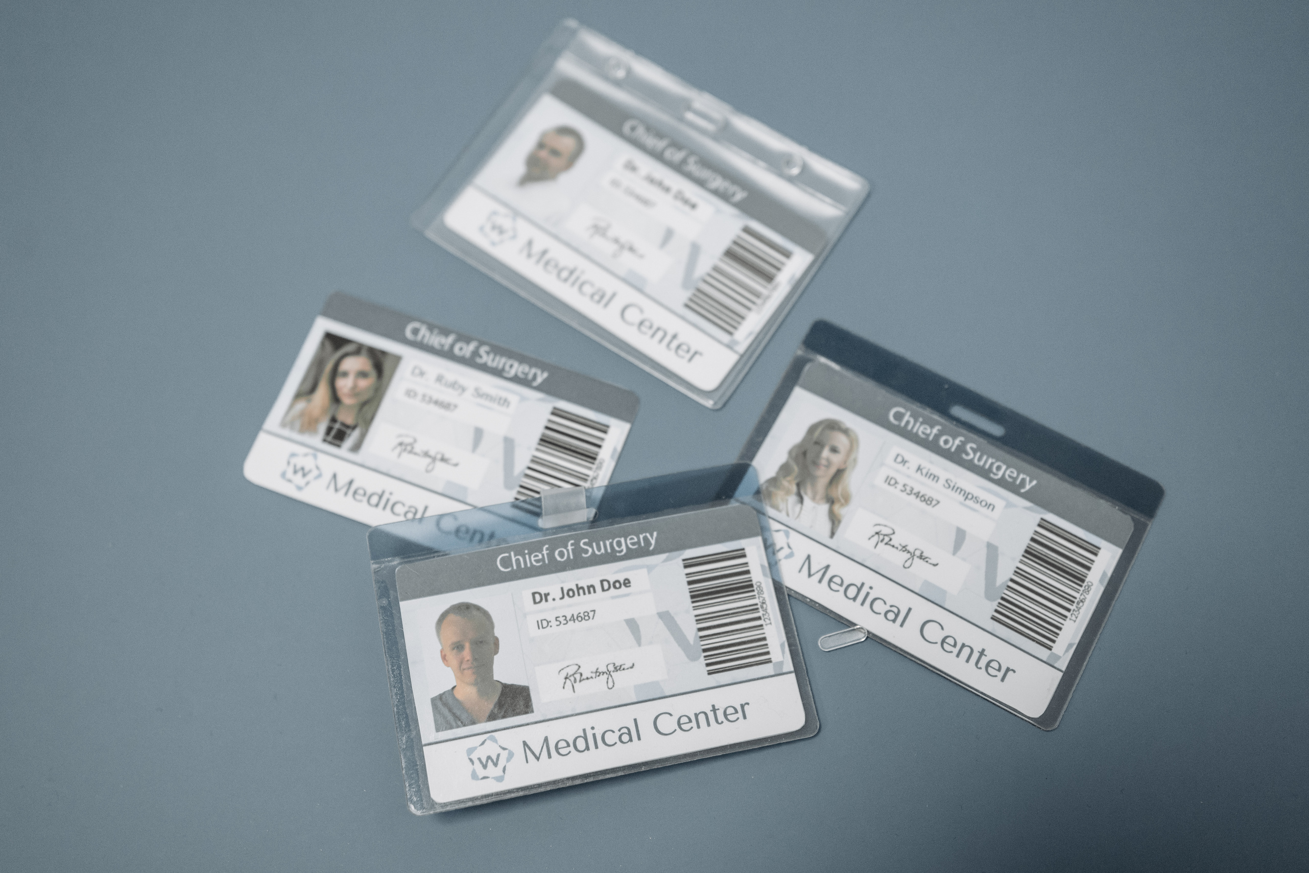 Chief of Surgery Id Cards